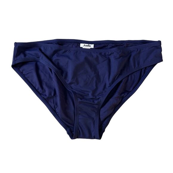 Andie Swim The Bikini Bottom Navy Size NWT‎ large - Picture 2 of 6